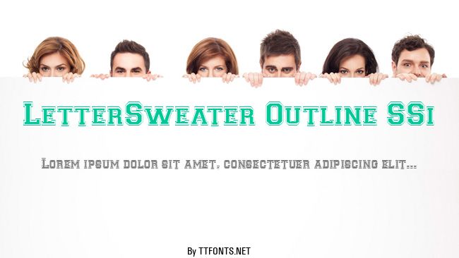 LetterSweater Outline SSi example